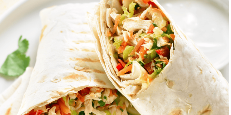 Wrap mit Hähnchen