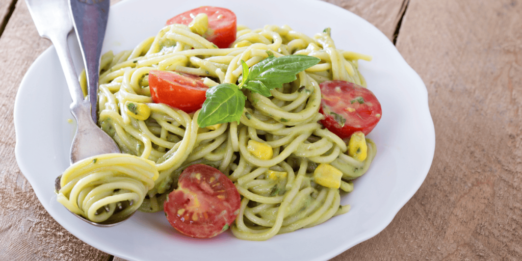 selbstgemachte Avocado Pasta