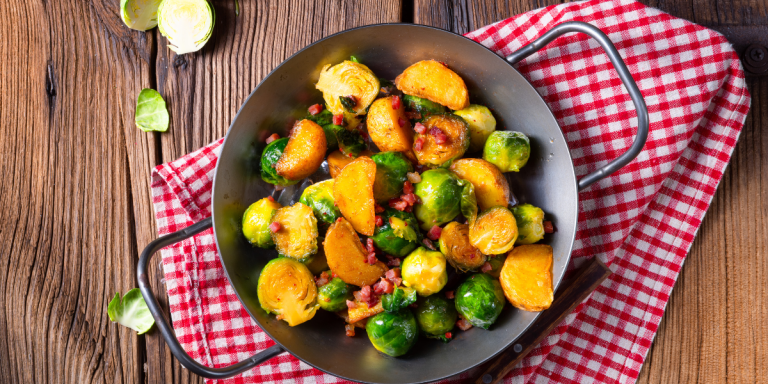 Rosenkohl-Kartoffel-Pfanne: Ein einfaches und schnelles Rezept für ein leckeres und sättigendes Gericht