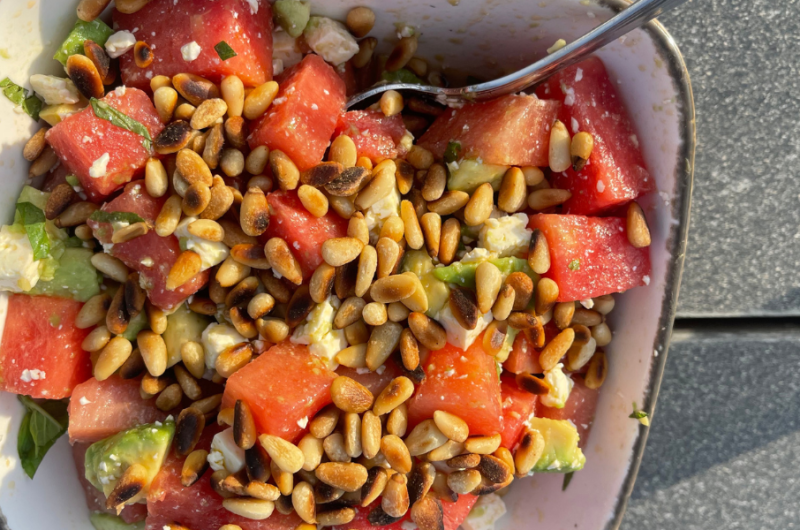 Wassermelonensalat mit Feta