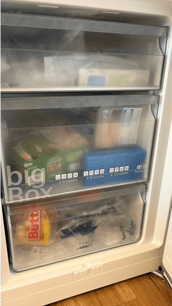 Rinderrouladen einfrieren.