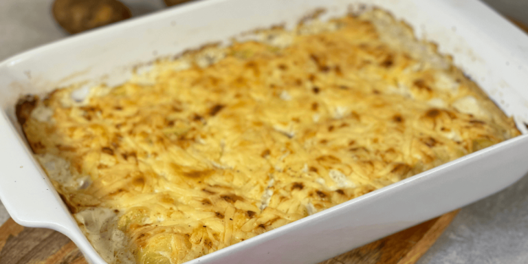 Kartoffelgratin selber machen.