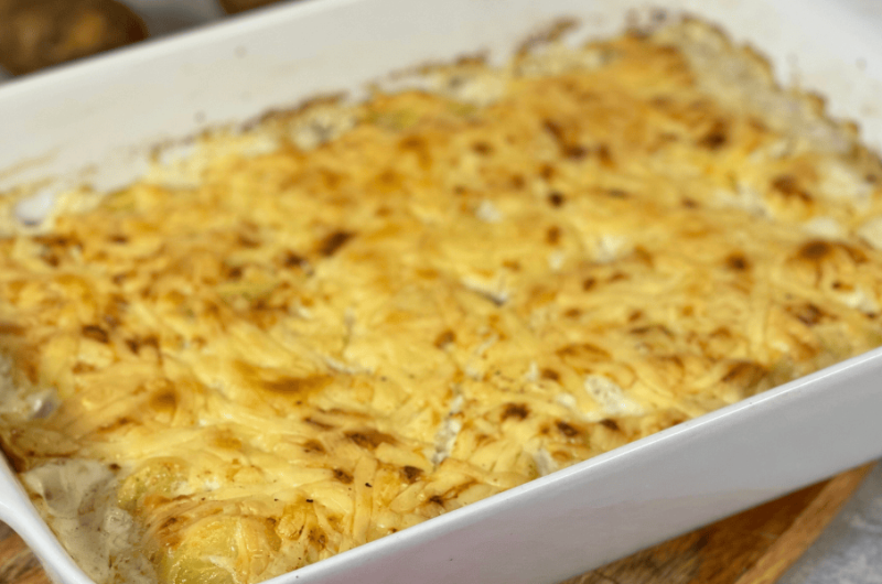 Bestes klassisches Kartoffelgratin nach Omas Rezept