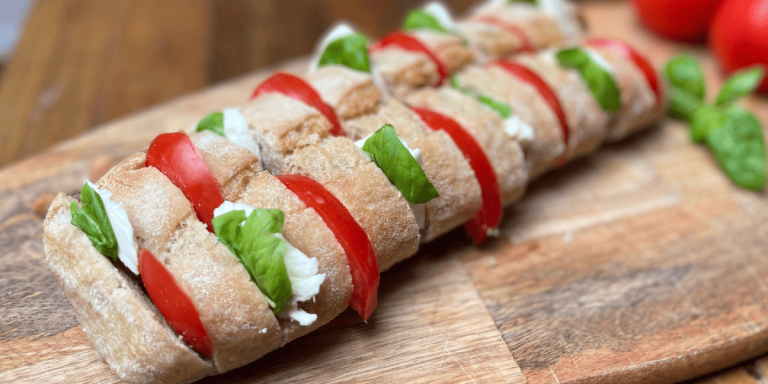 Schnelles Fächerbaguette.