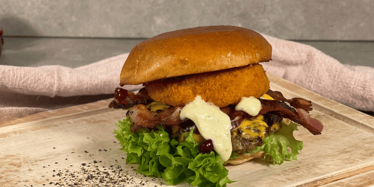 Camenbert Burger selber machen.