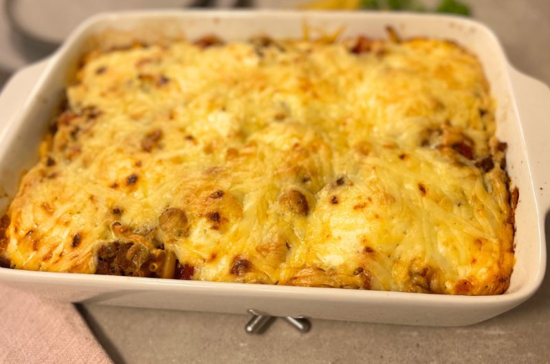 Makkaroni Hackfleisch Auflauf –