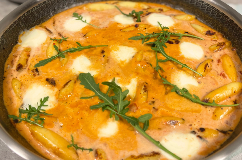 Schupfnudeln cremiger in Sahnesoße