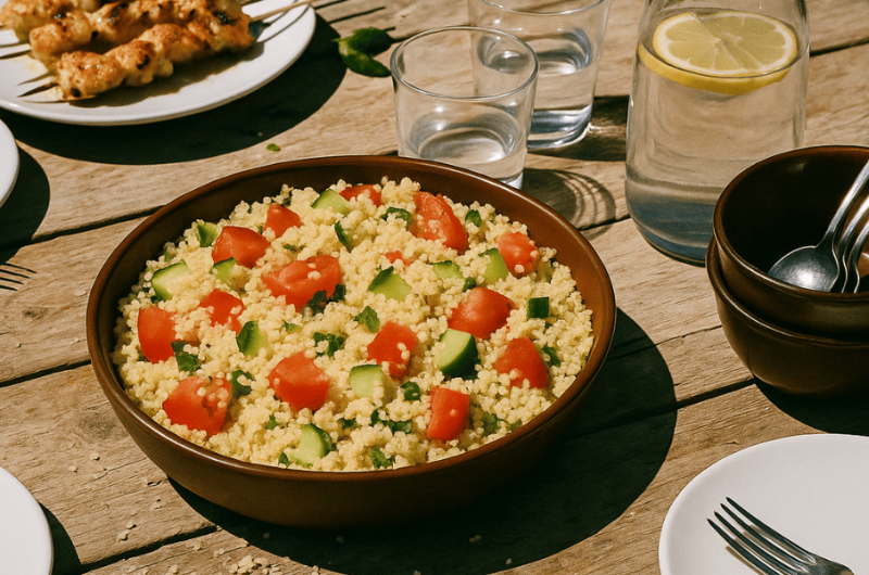 Marokkanischer Couscous-Salat – schnell, frisch & aromatisch